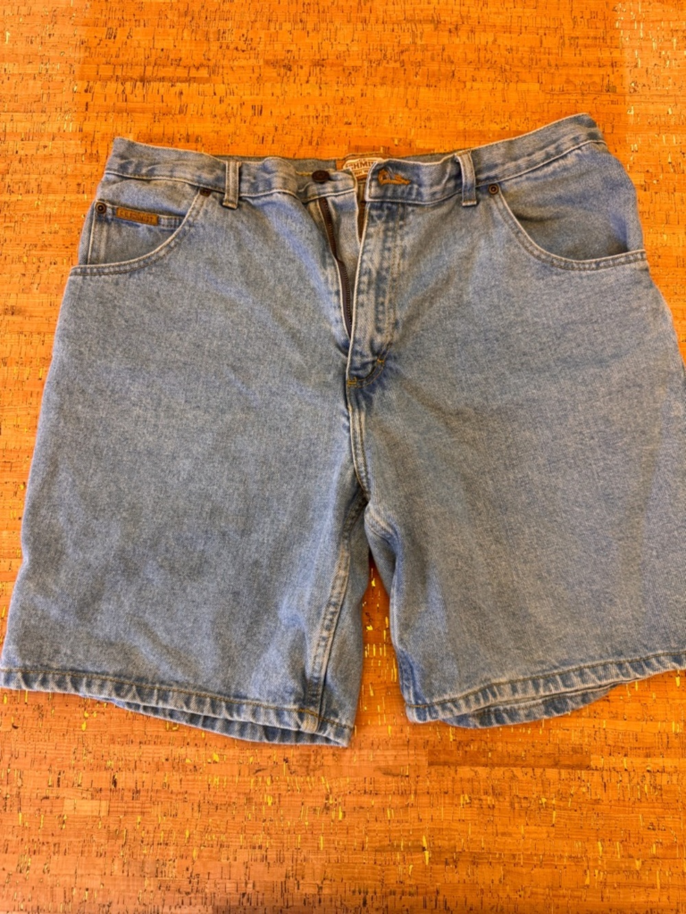 Casual Men's Light Blue Denim Jean Shorts